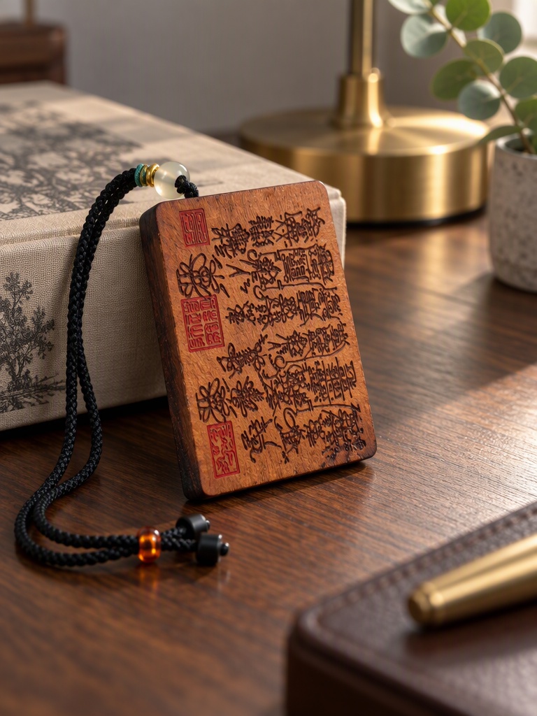 Lightning-Struck Wood Pendant Tag - Image 6